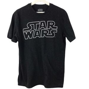 Star Wars black logo t-shirt‎